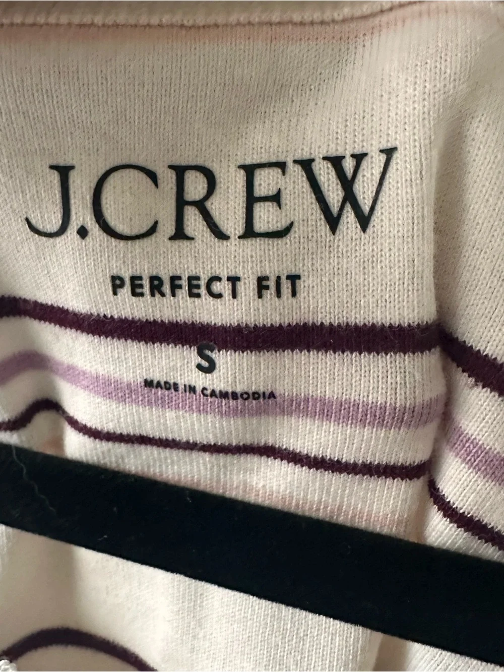 NWT J. Crew Perfect Fit Stripe Tank Small
